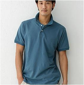 男款素面POLO衫