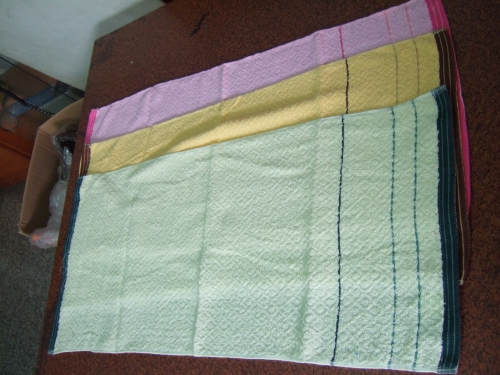 毛巾鳳梨目色紗-黃