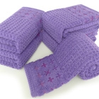 日式符號毛巾-紫圖片