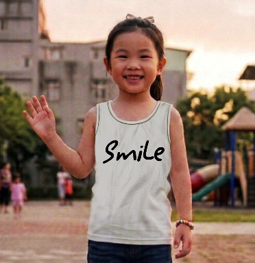 13-童無染色背心-smile