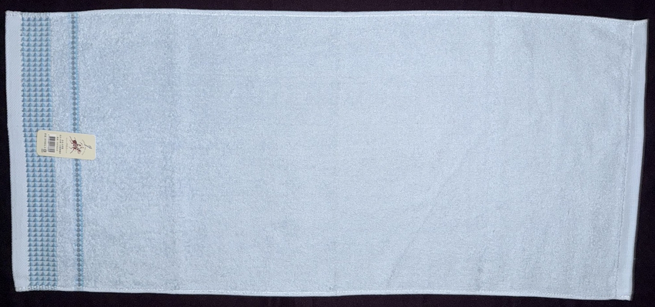 色緞三角紋毛巾