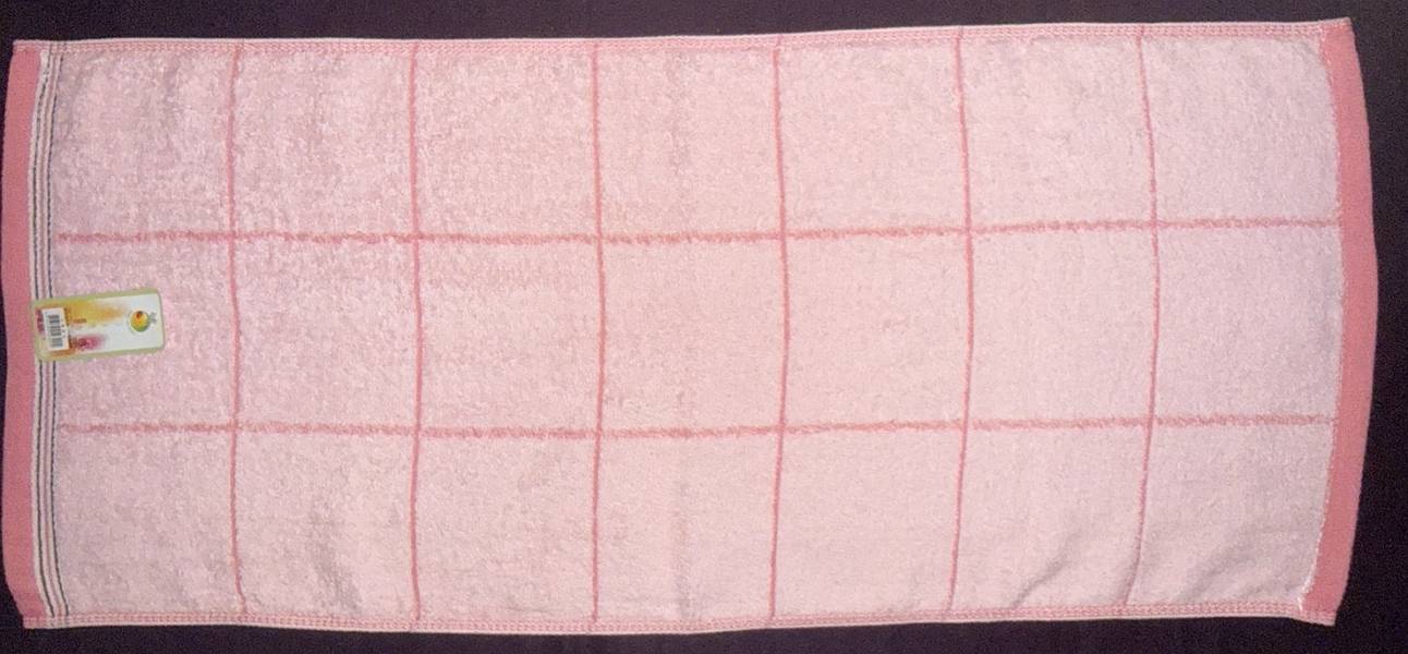 大色格毛巾