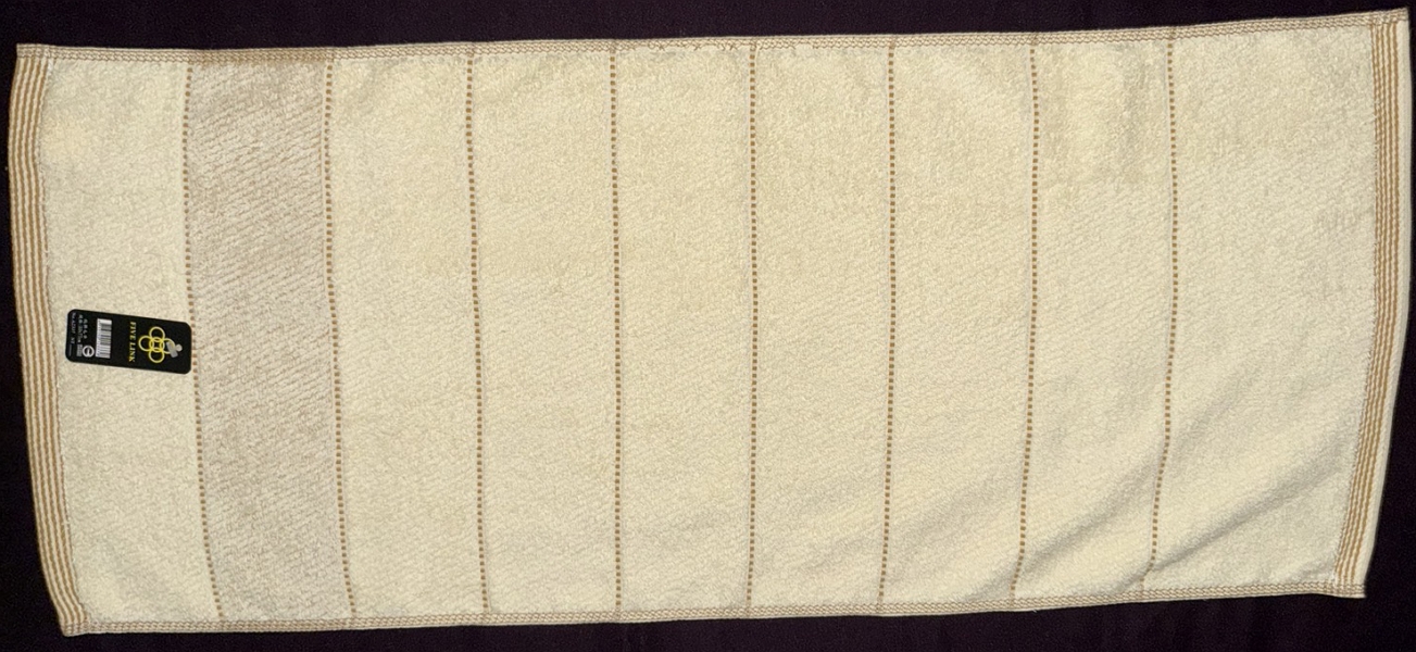 細斜紋色橫緞毛巾