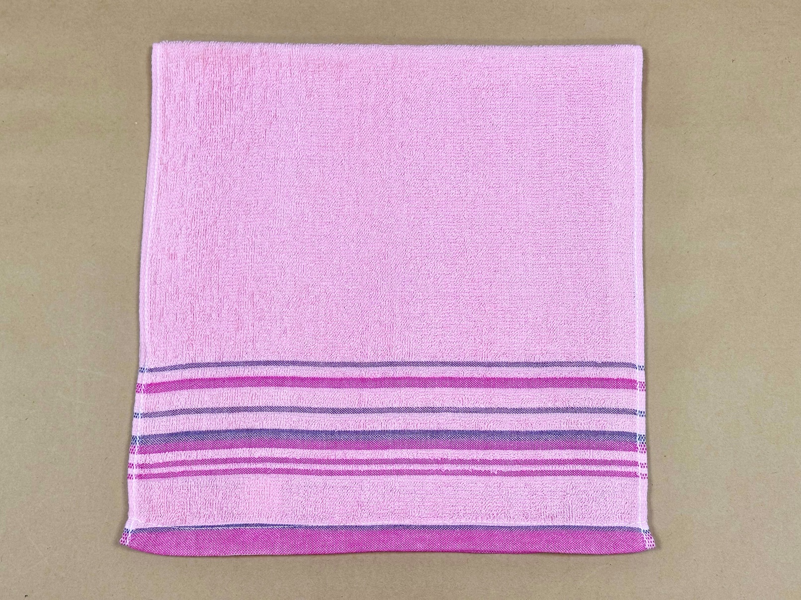 彩條毛巾