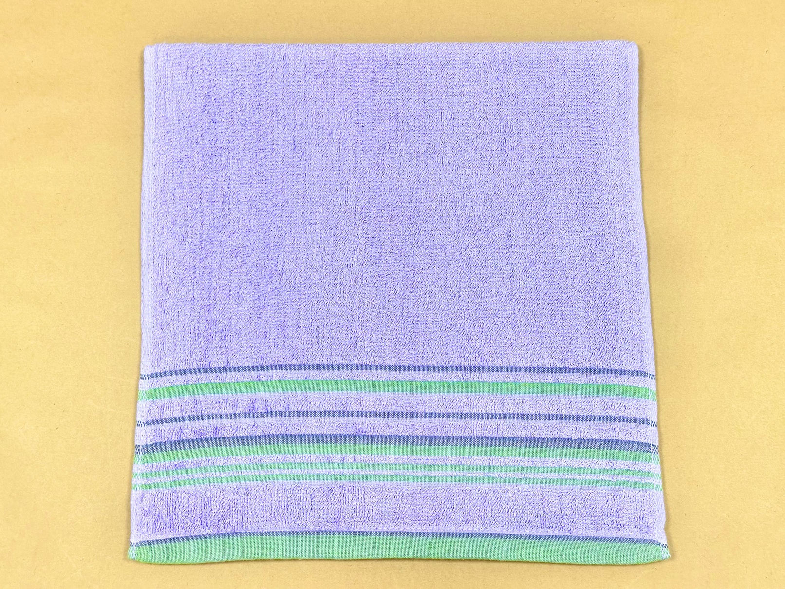 彩條毛巾
