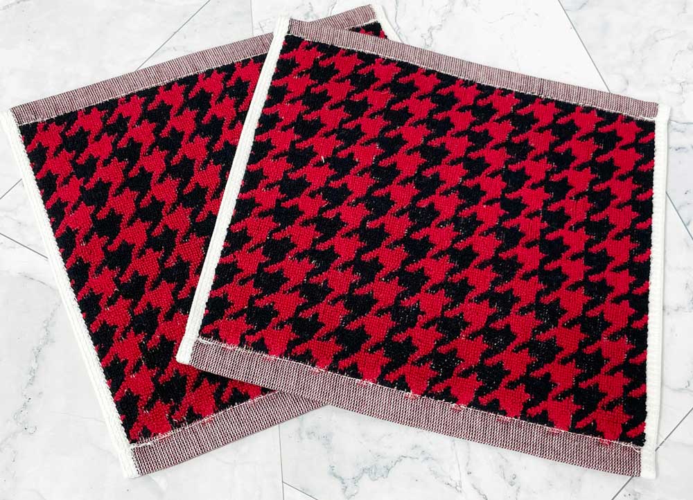 來福千鳥格方巾