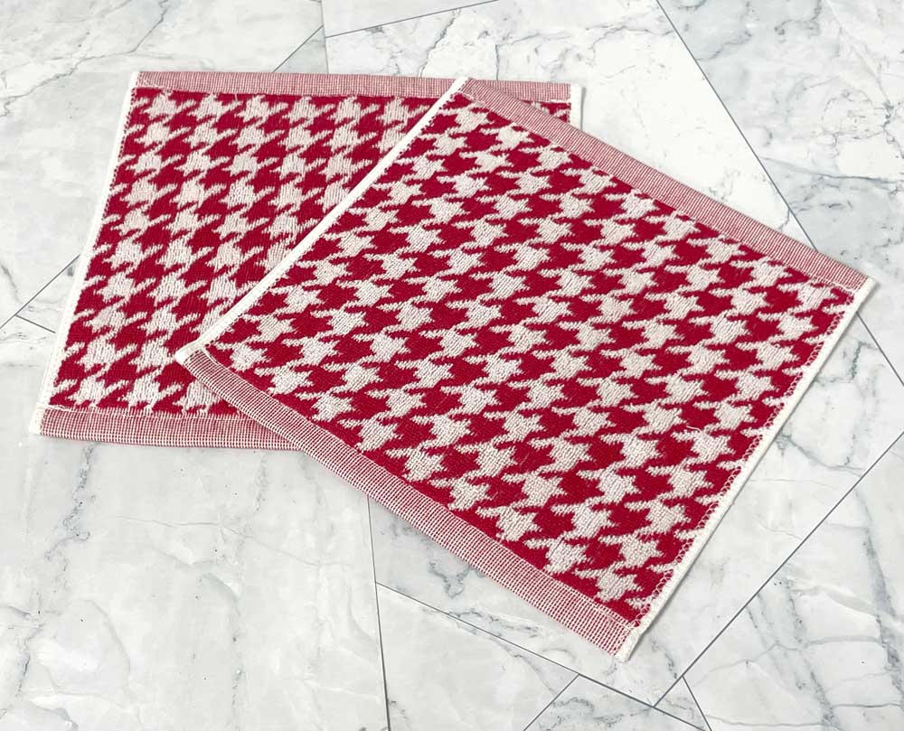 來福千鳥格方巾