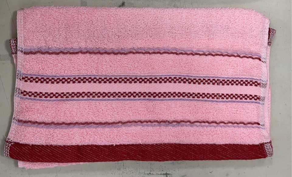 斑斑詩篇緞條洗臉巾