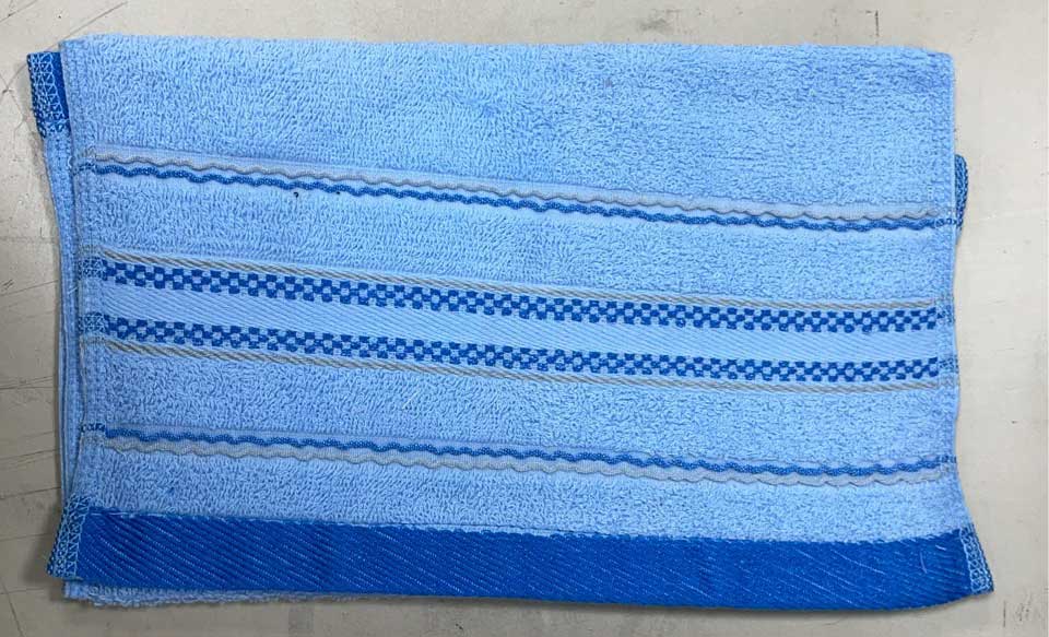 斑斑詩篇緞條洗臉巾