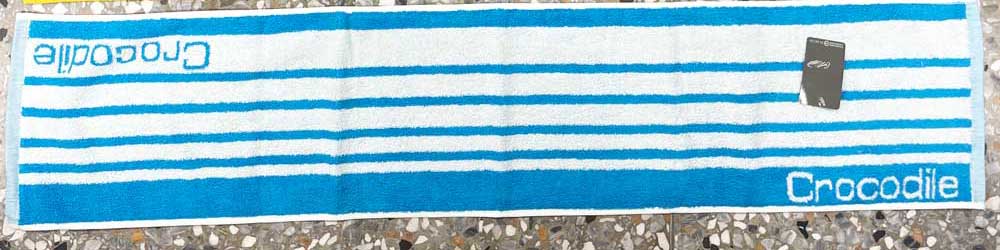 條紋時尚運動巾