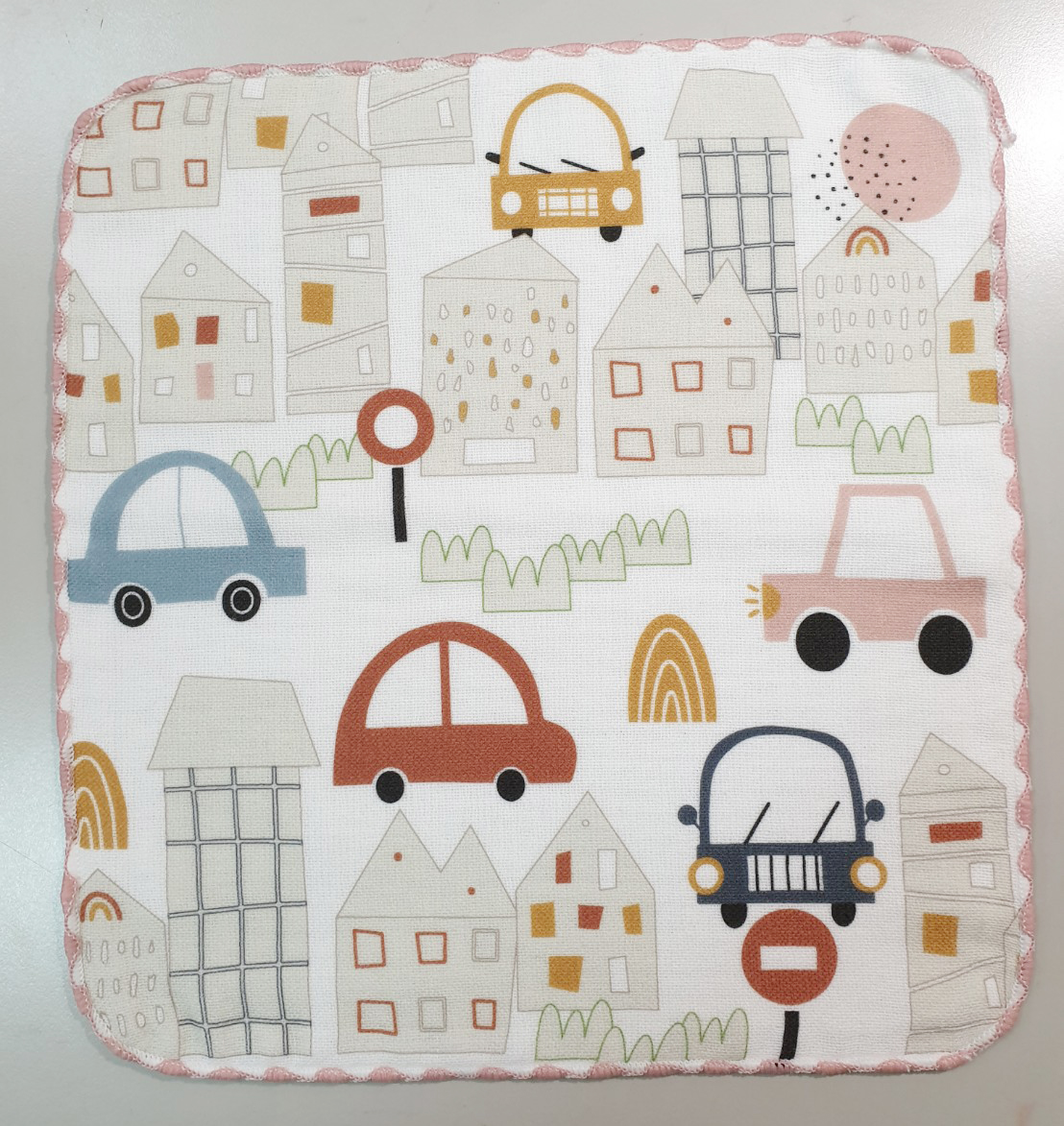 紗布小手巾(汽車城市)