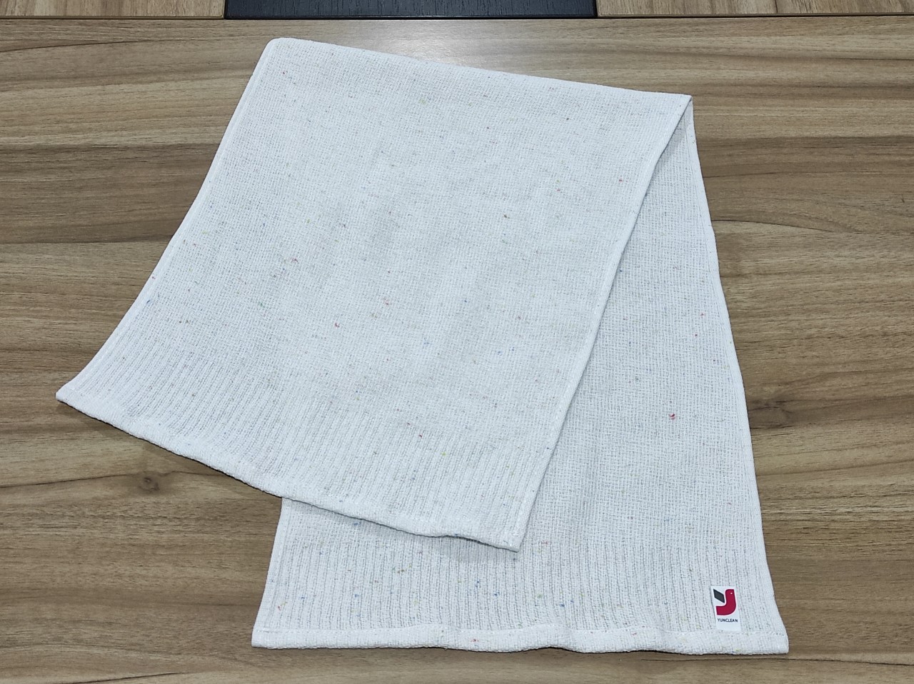 點點紗毛巾(白)