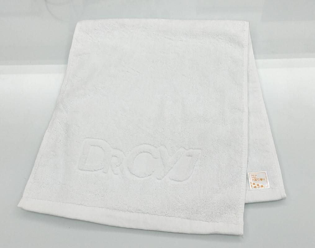 DRCYJ白色平織毛巾