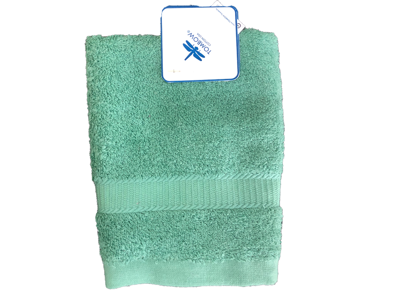 素色緞條歐式長毛毛巾