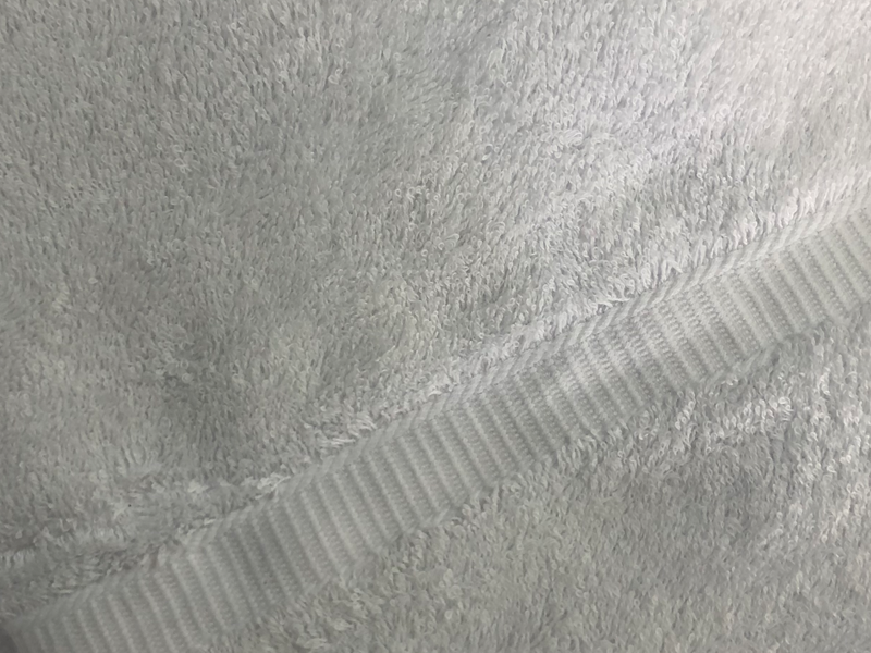 素色緞條歐式長毛毛巾