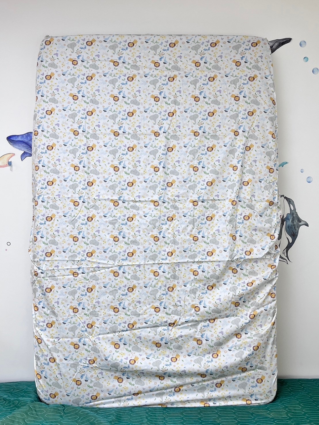 小獅小象純棉床包