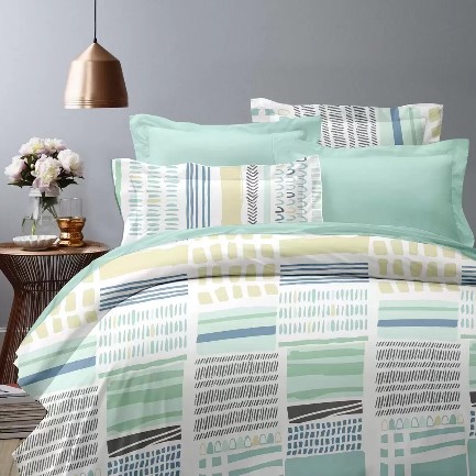 雙人印花薄件六件組-被單