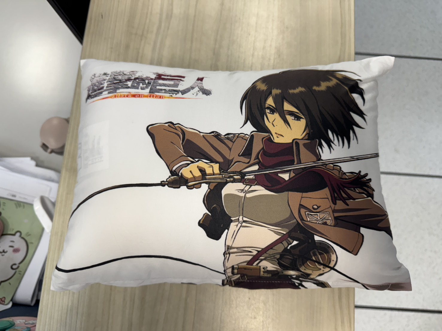 進擊的巨人 | W PROTEIN抱枕-Mikasa