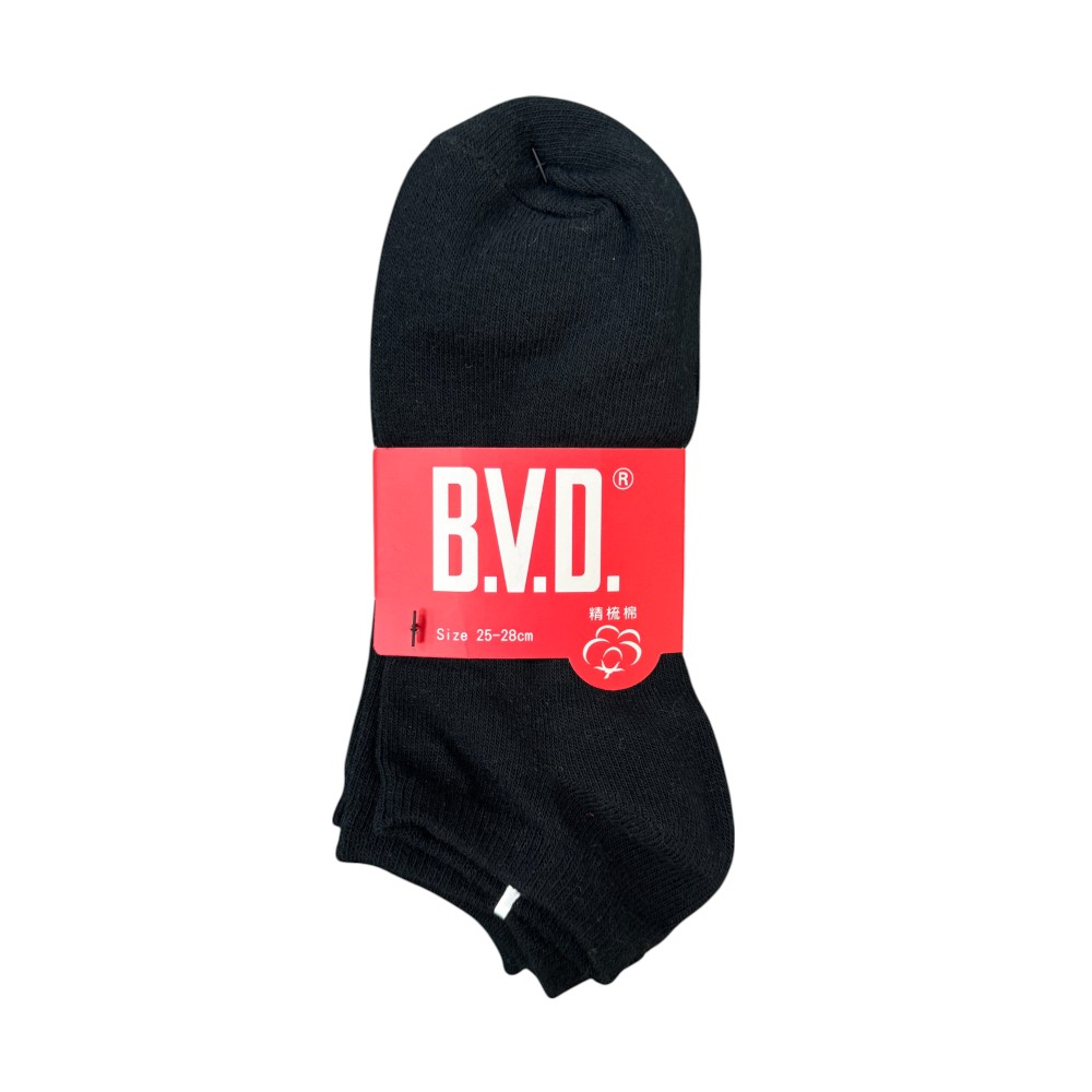 B.V.D.男船型襪(6入)