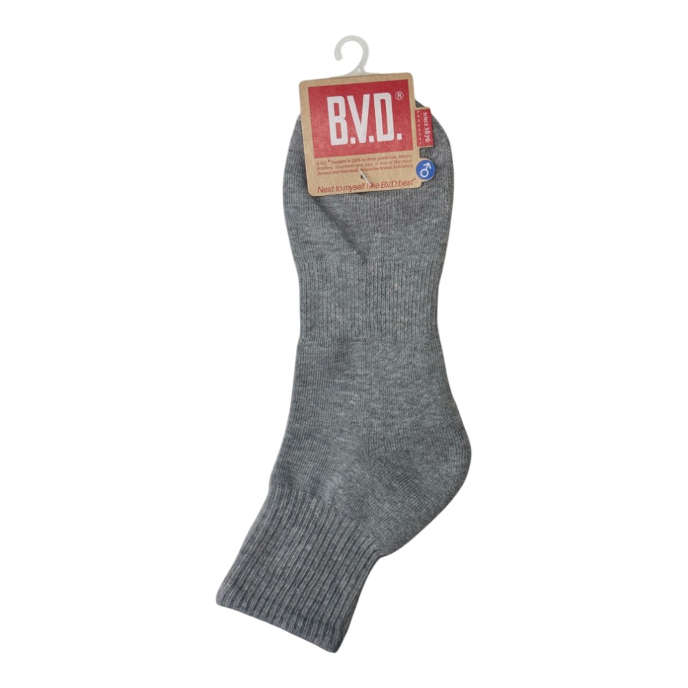 BVD氣墊男1/2襪