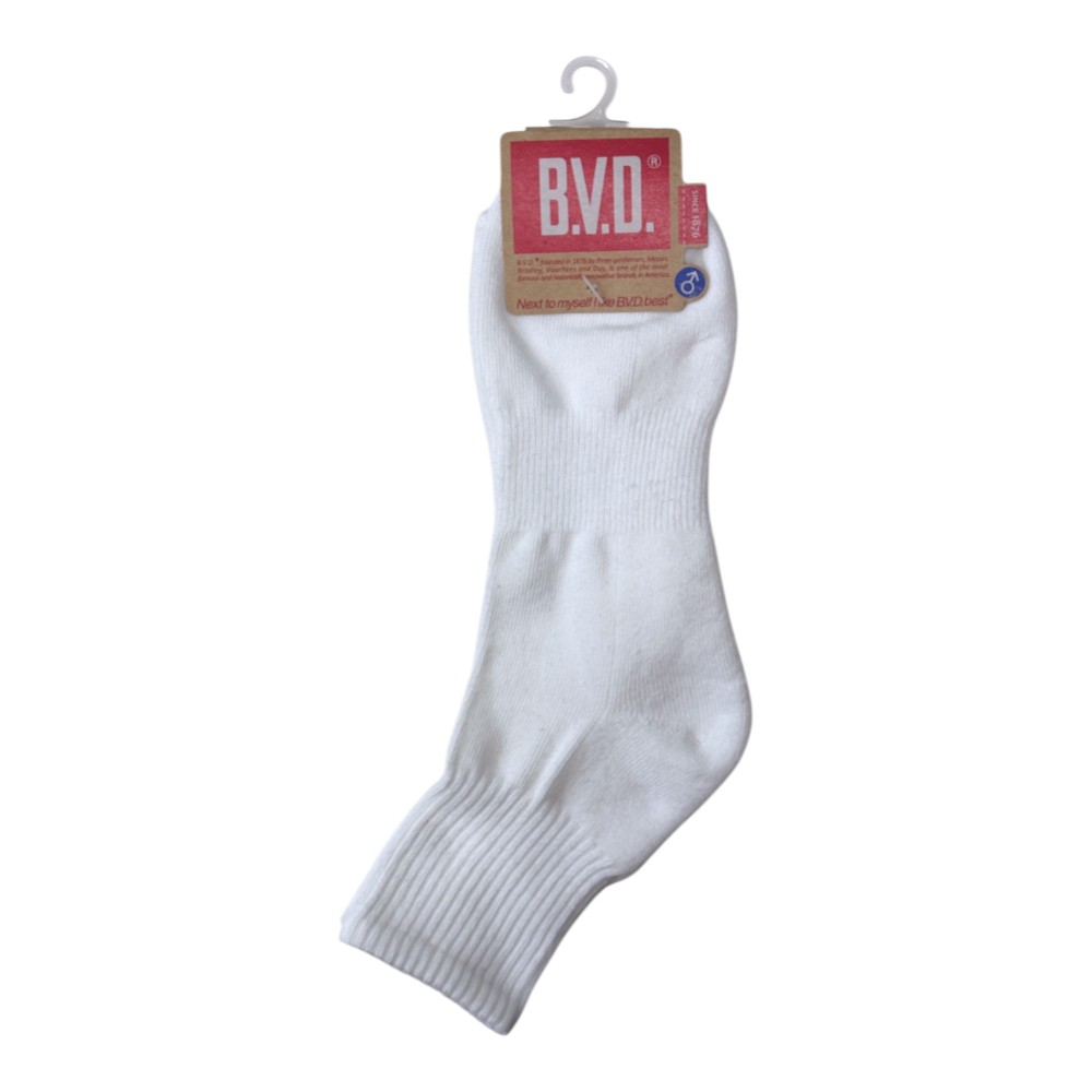 BVD氣墊男1/2襪