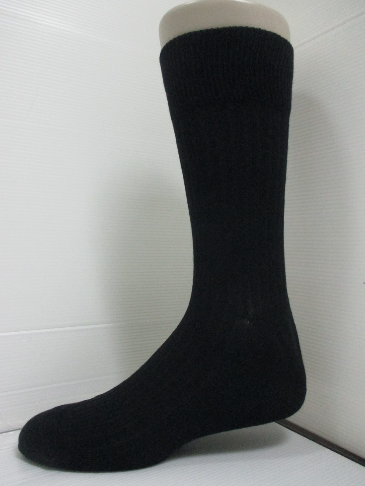 短統軍用黑尼棉襪