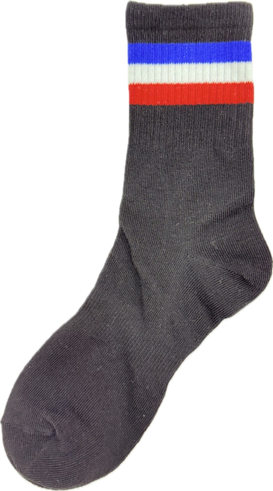 經典百搭三色3/4棉襪-黑