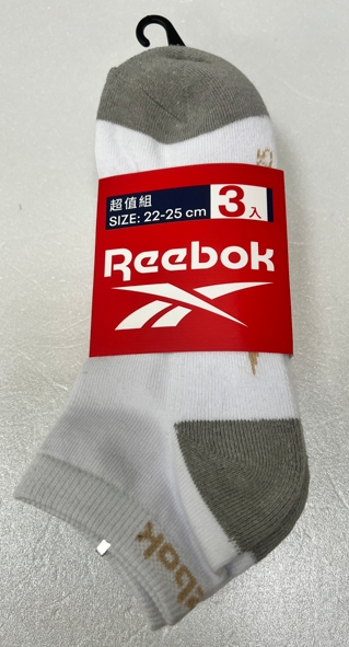 RBK除臭1/4厚底襪