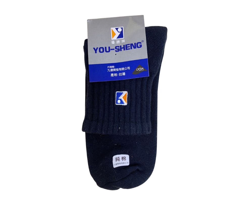 經典二分一厚底運動襪
