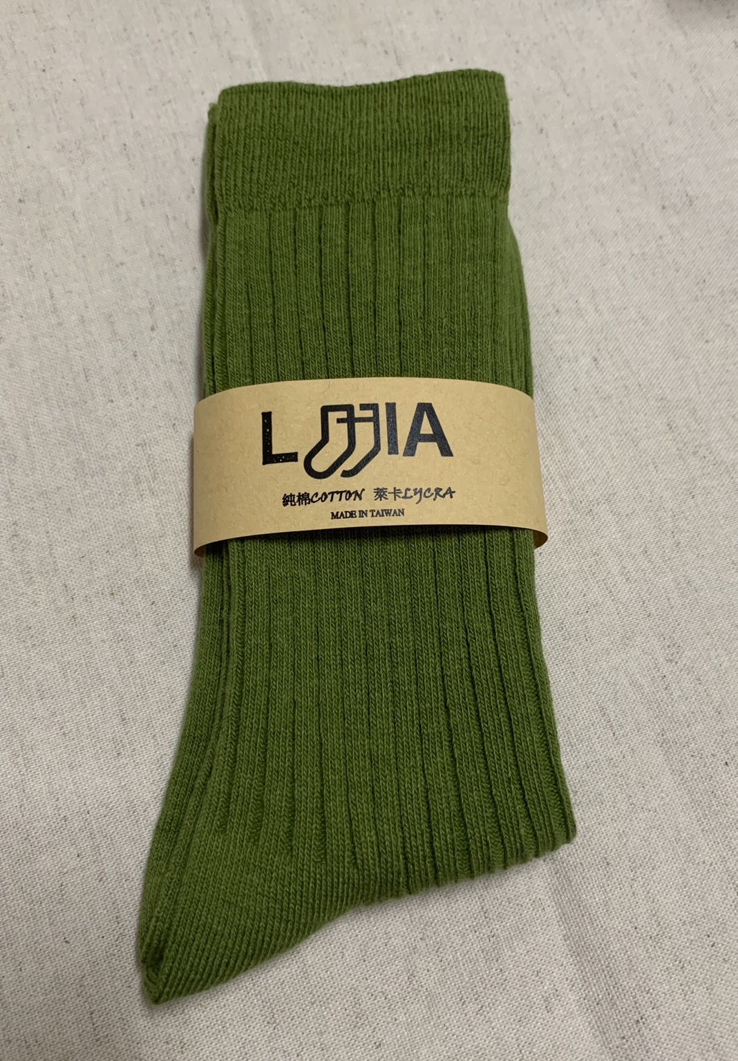 單色系列中筒棉襪