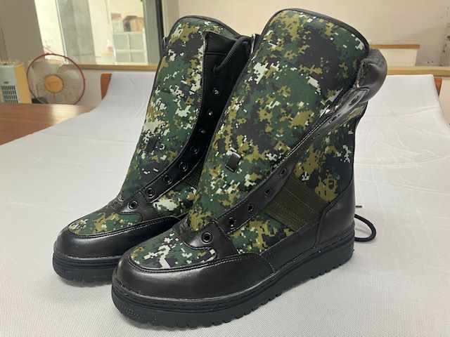 數位迷彩長統膠鞋