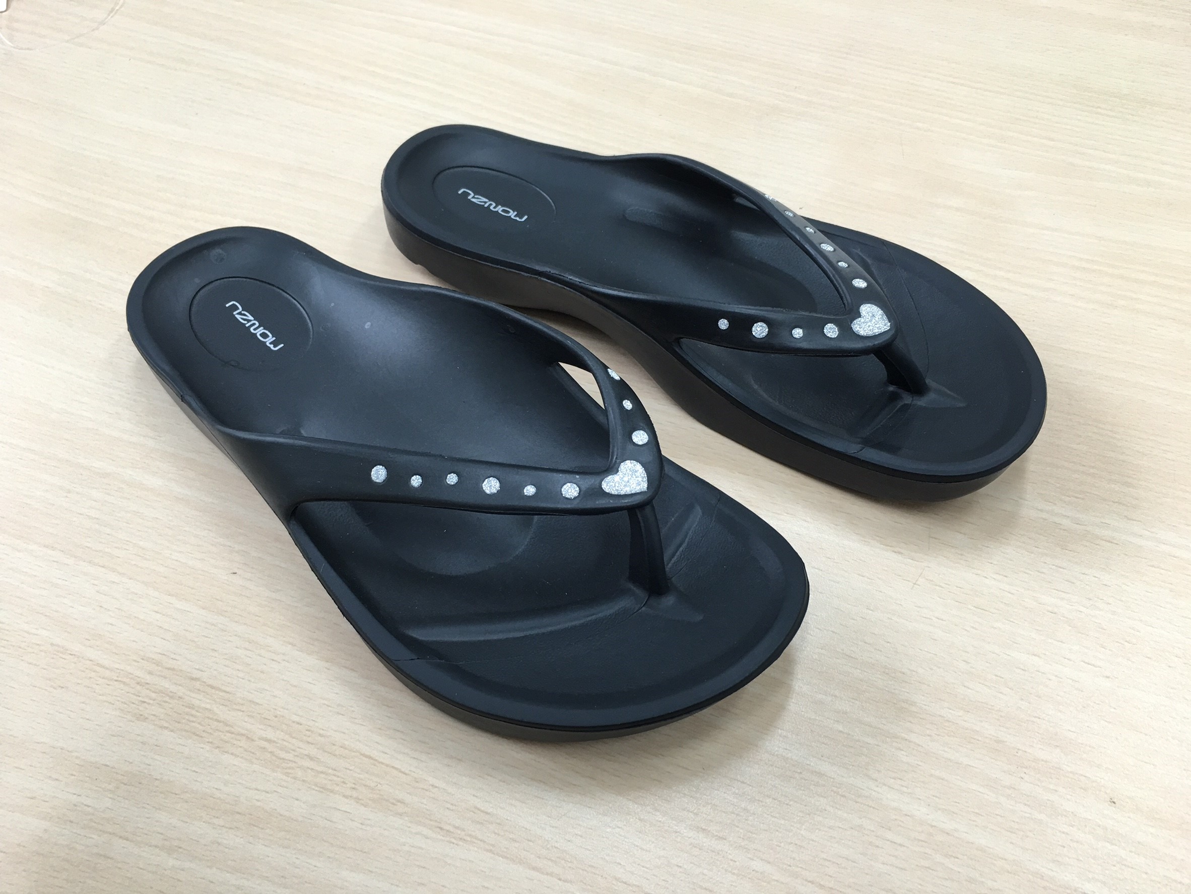 MONZU夾心鑽石輕巧拖鞋