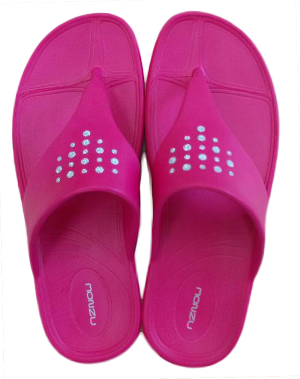 MONZU鑽石美人彈力厚底拖鞋