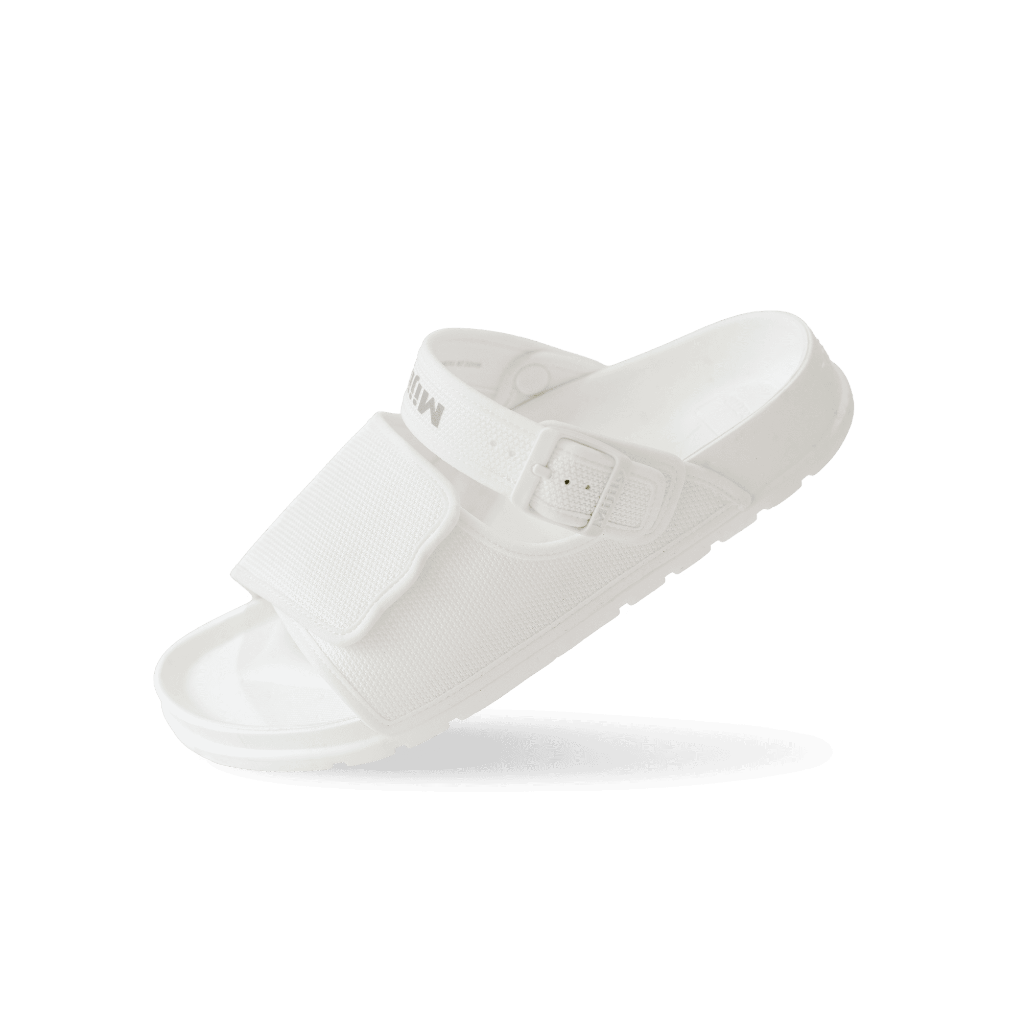 Mijily MOMENT 大氣涼拖鞋 純淨全白