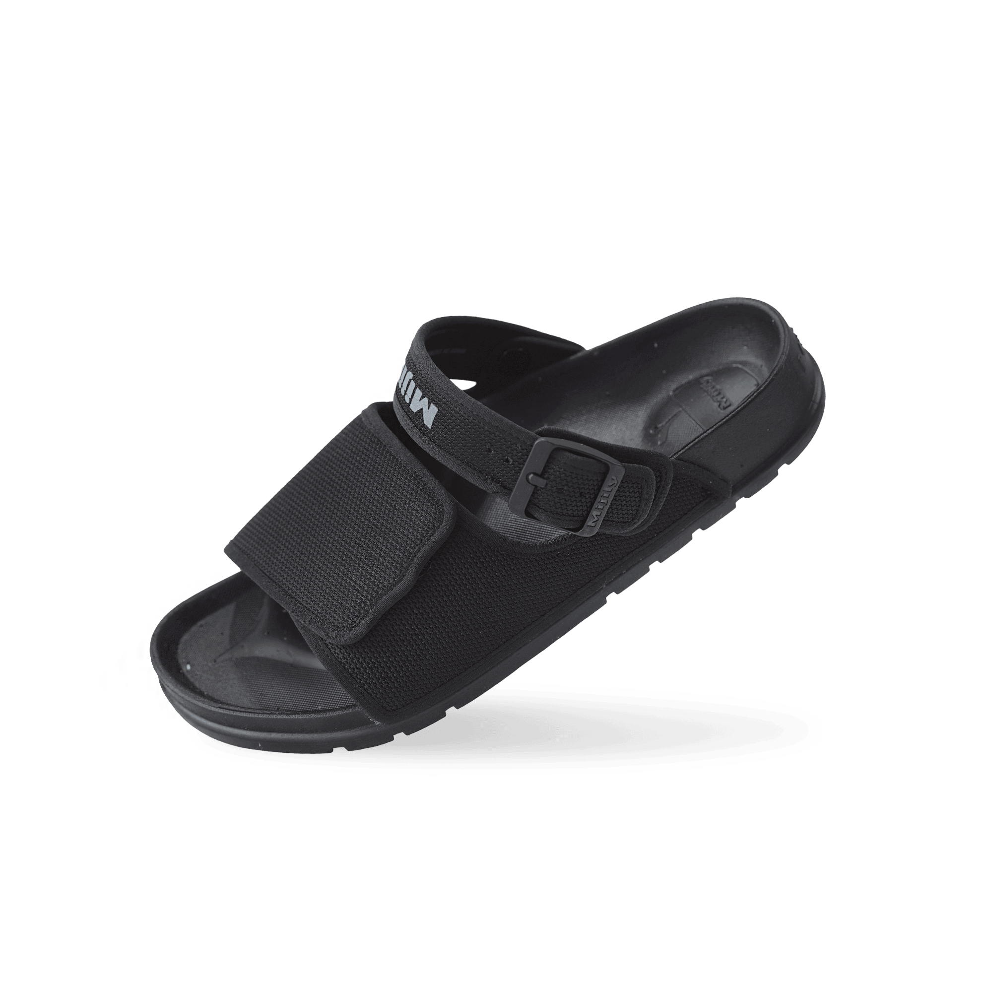 Mijily MOMENT 大氣涼拖鞋 經典全黑