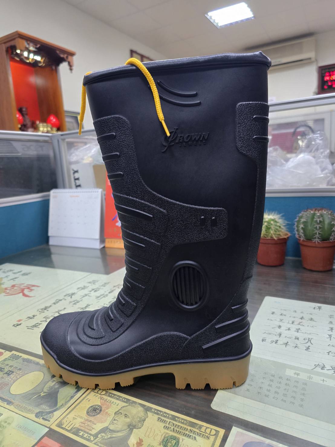 加長皮套長筒雨鞋