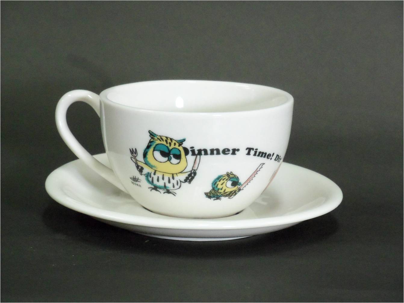 手繪咖啡杯-晚宴