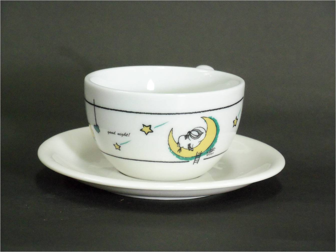 手繪咖啡杯-好眠