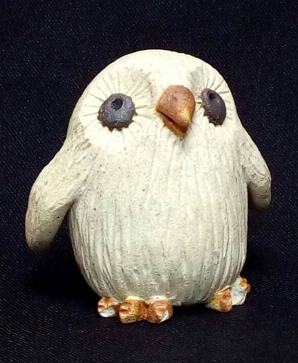 Q版貓頭鷹白S展合翅