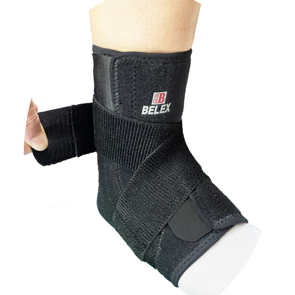 L型四支撐條8字纏繞護踝