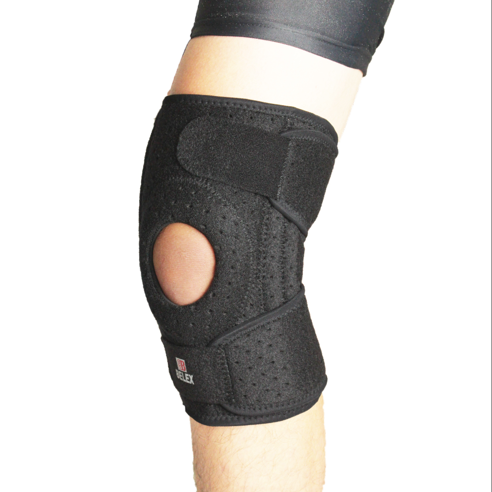 可調黏貼式四彈簧加強護膝