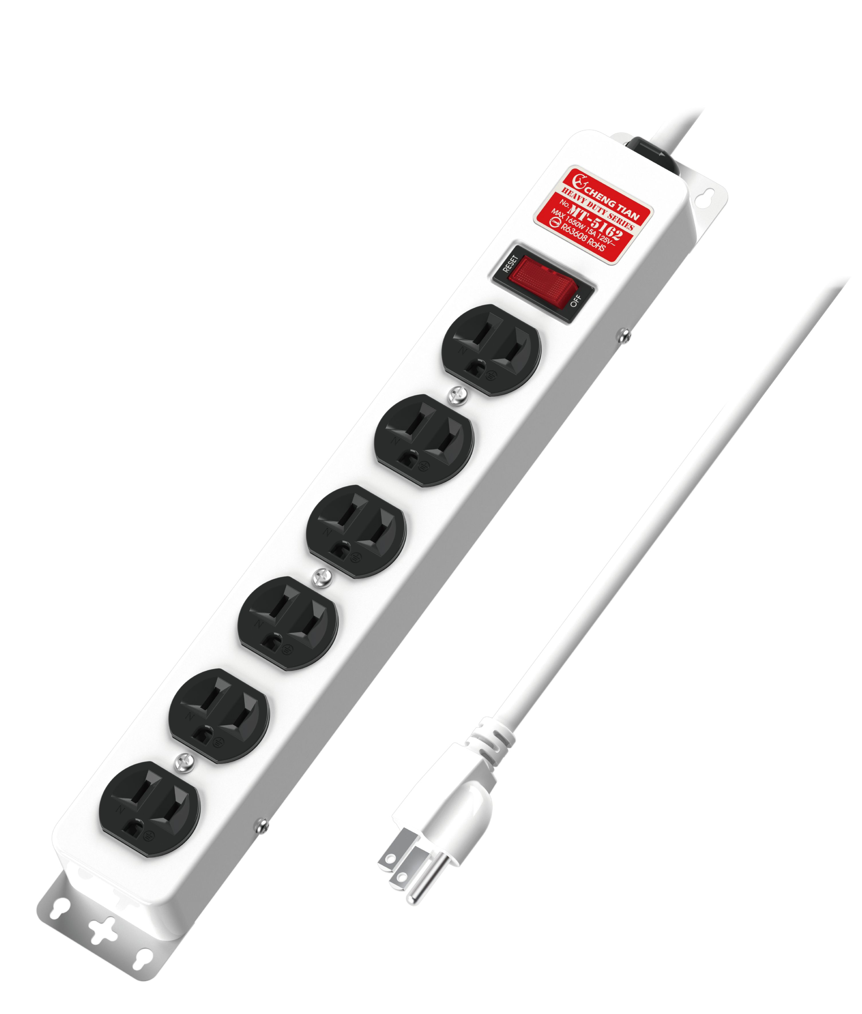 1切6座3P鐵殼延長線