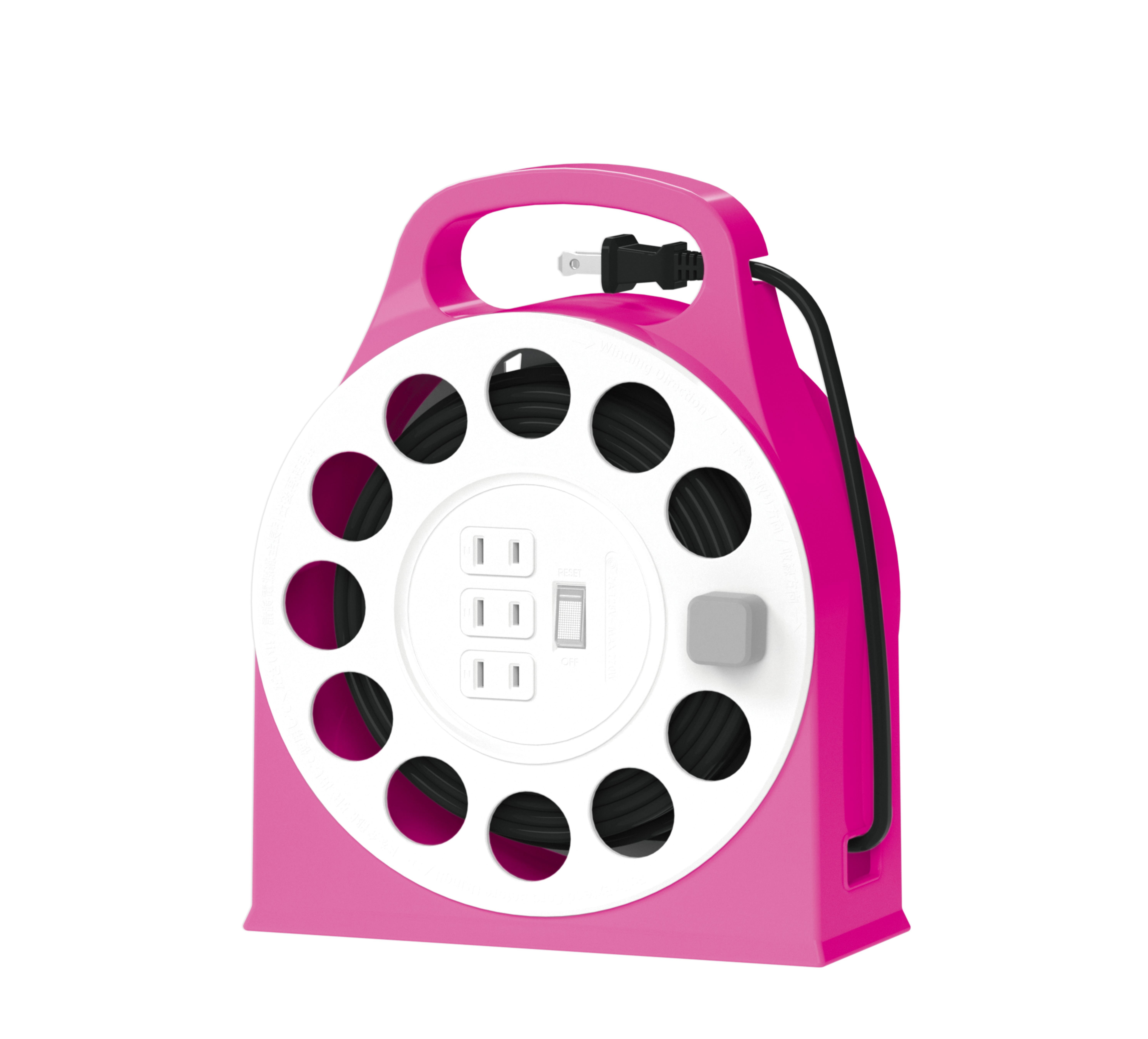 多用途輪座式延長線(電纜捲盤)