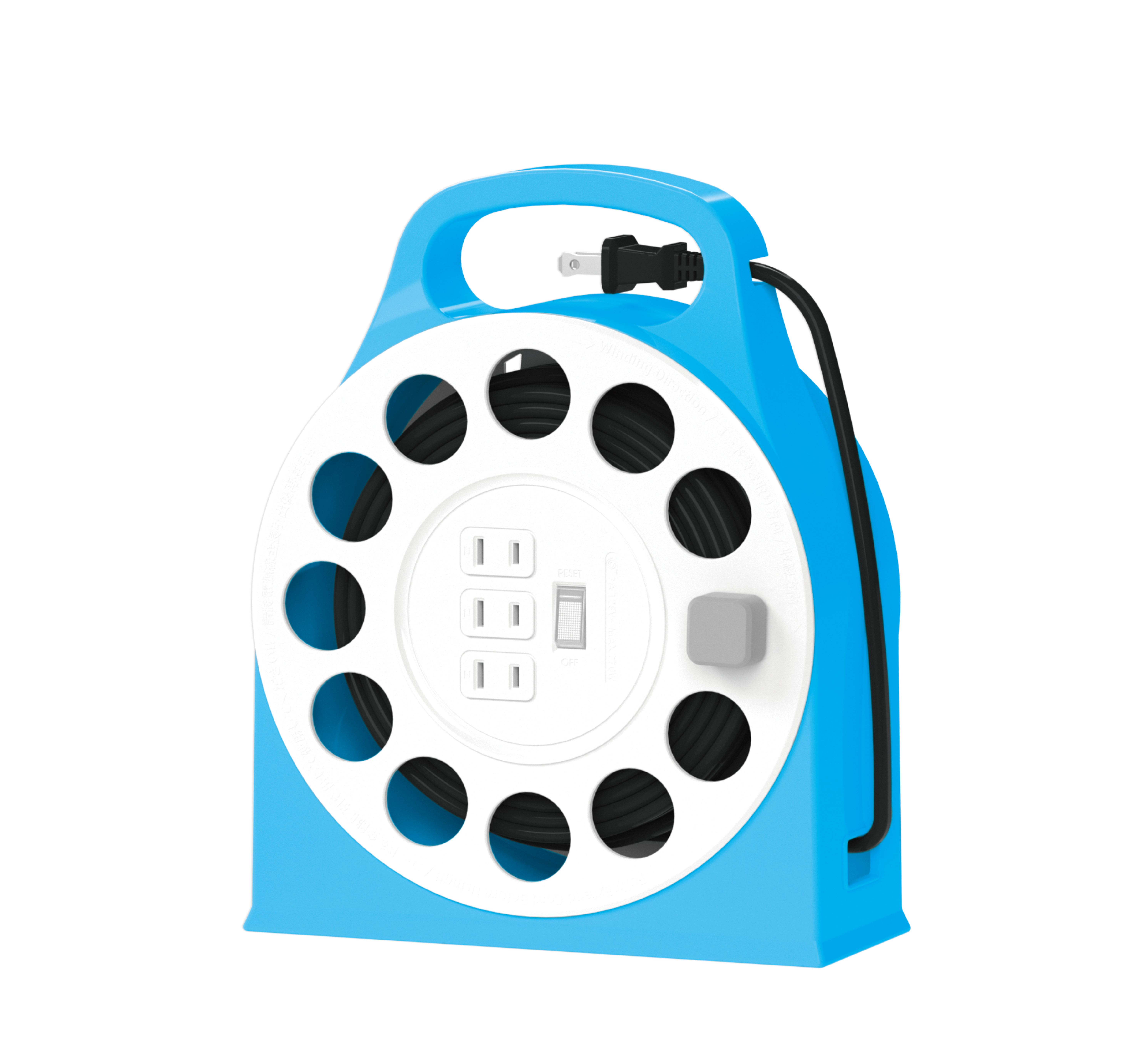 多用途輪座式延長線(電纜捲盤)