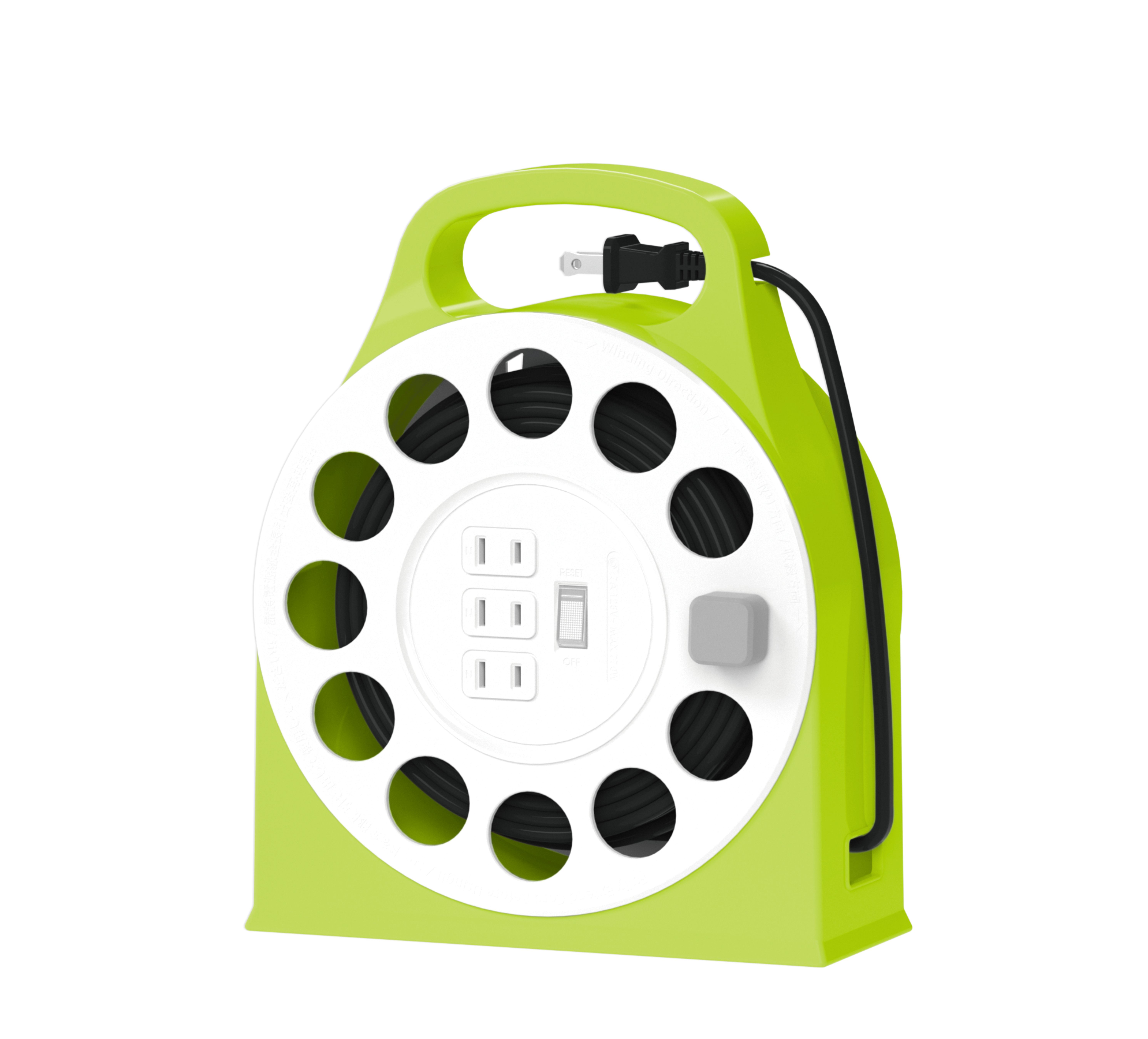 多用途輪座式延長線(電纜捲盤)