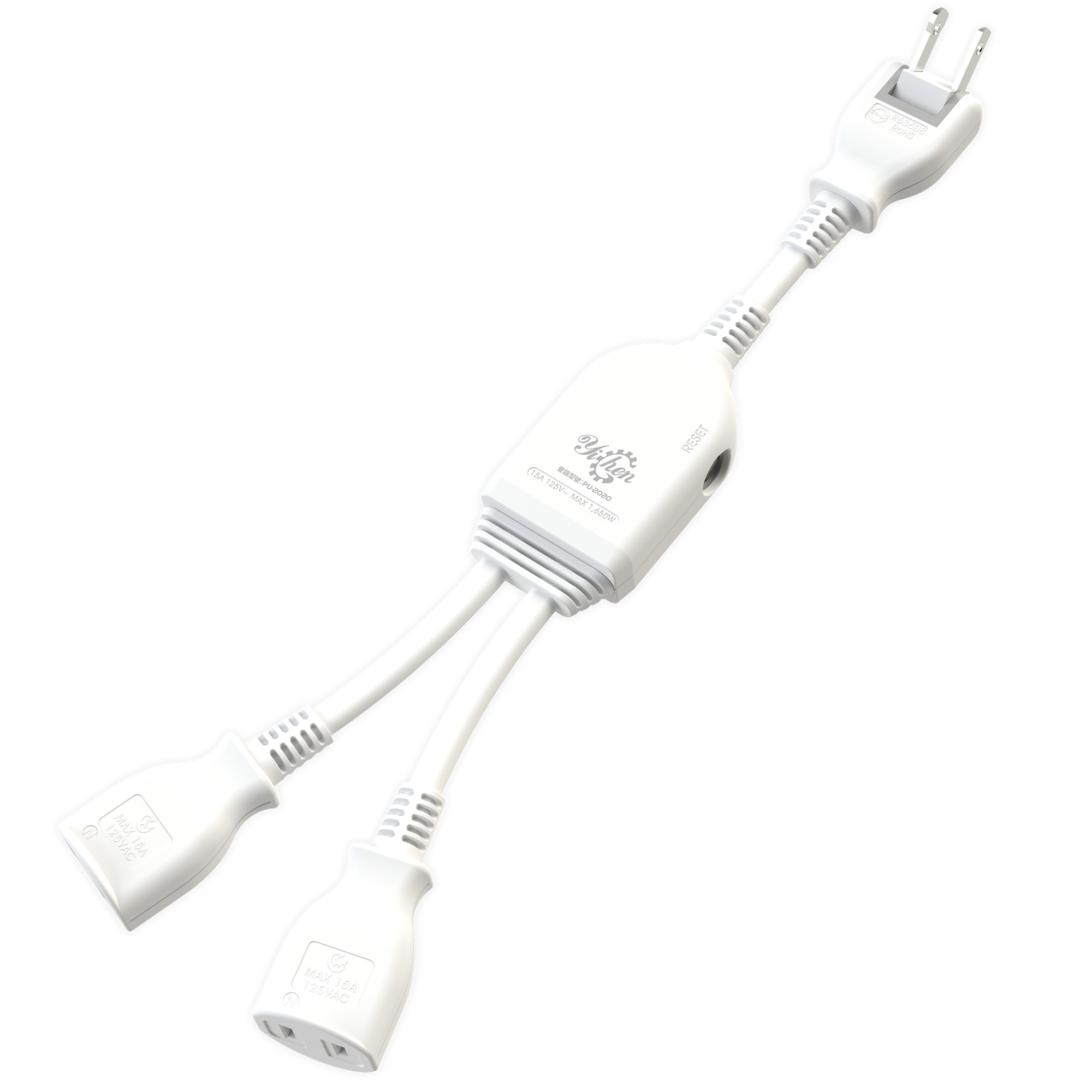 延長用電源線組(2P)