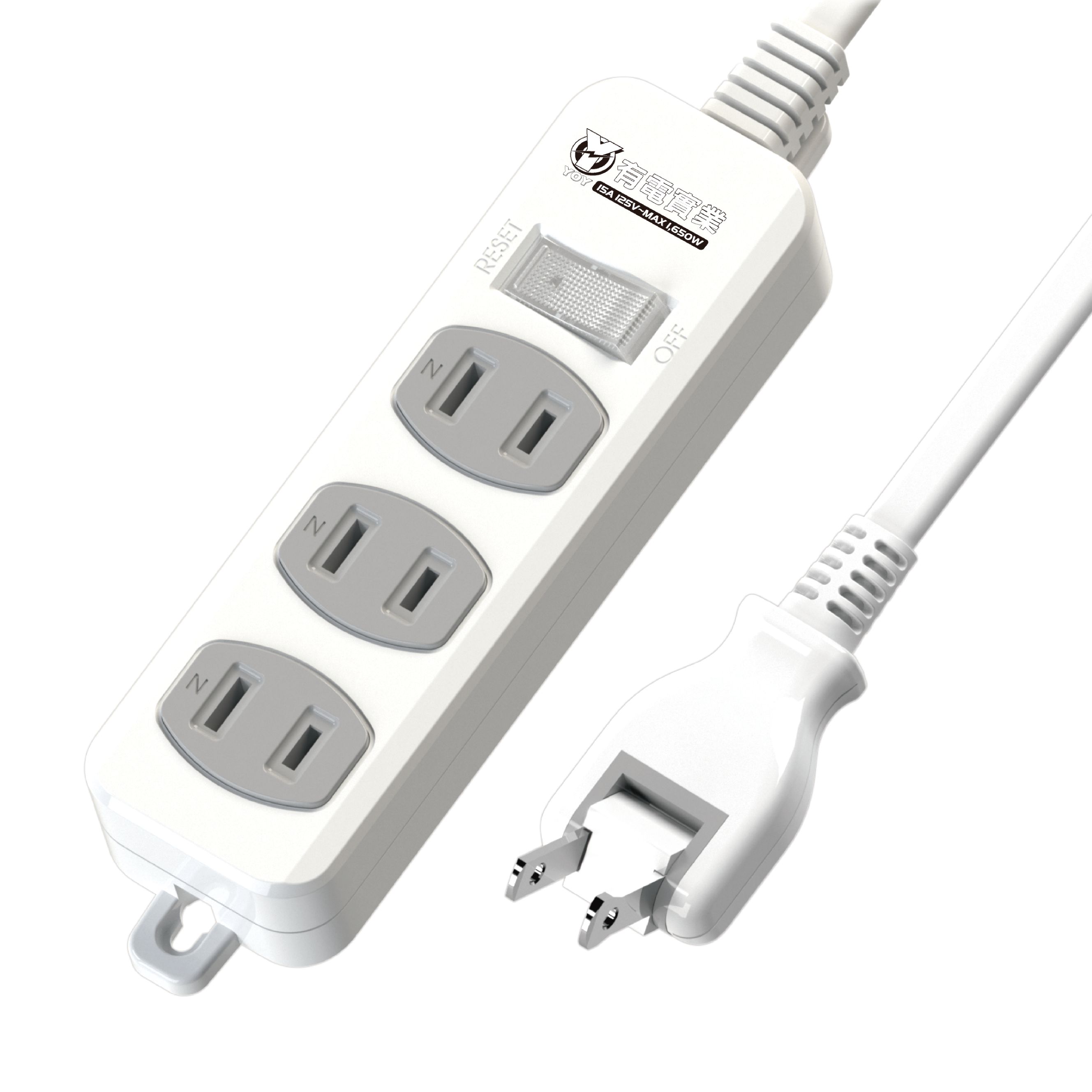 延長用電源線組(2P)