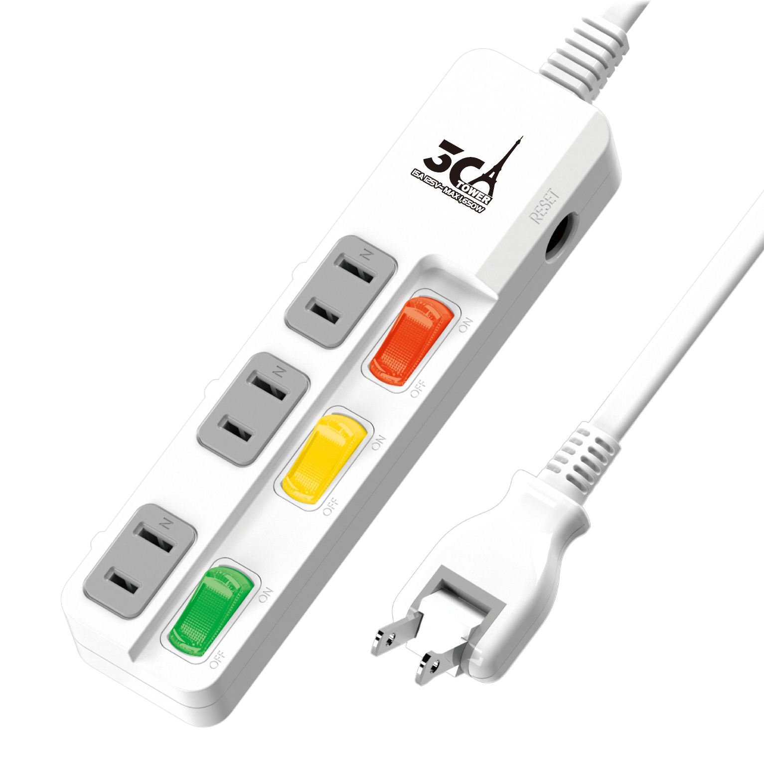 延長用電源線組(2P)