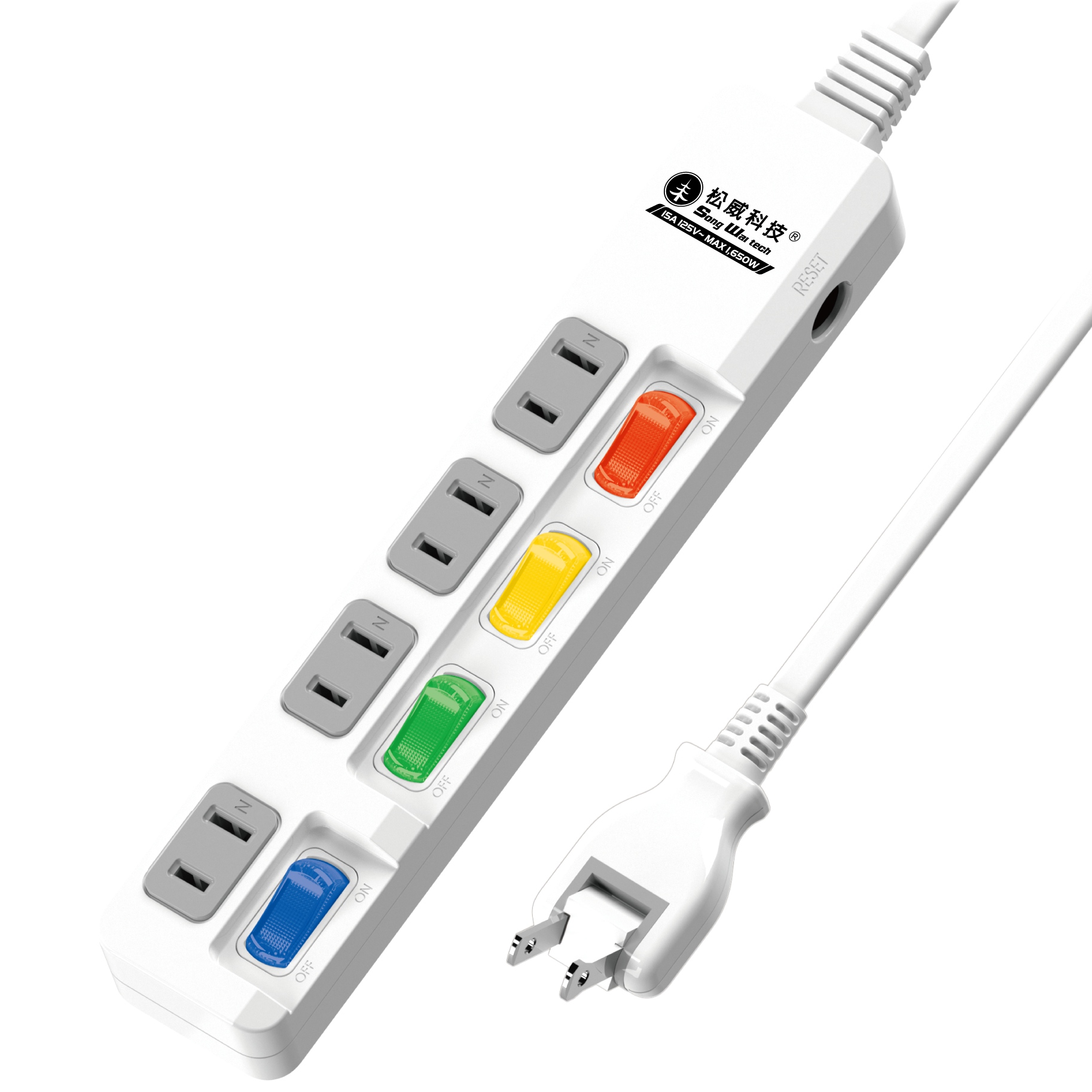 延長用電源線組(2P)