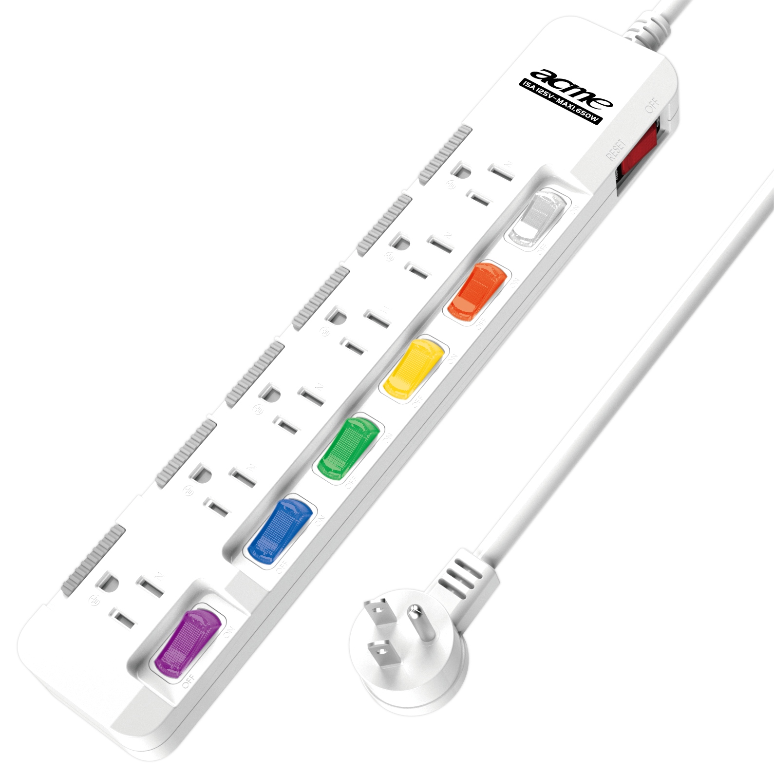 延長用電源線組(2P+E)